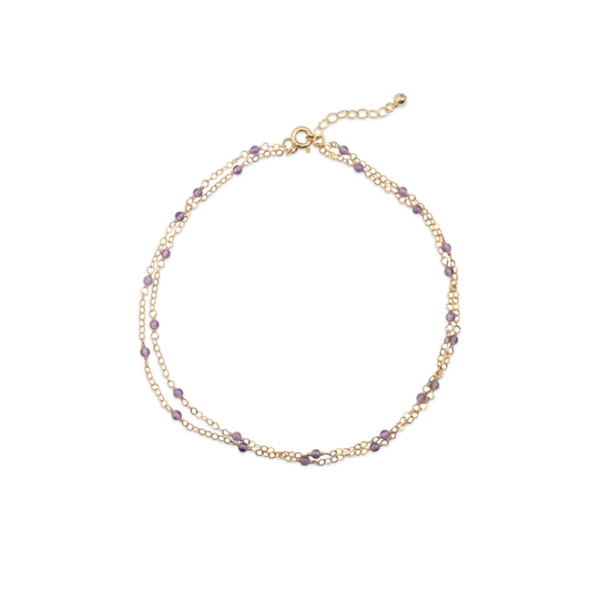 Anklet || Amethyst Layers