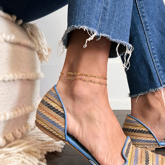 Anklet || Amethyst Layers