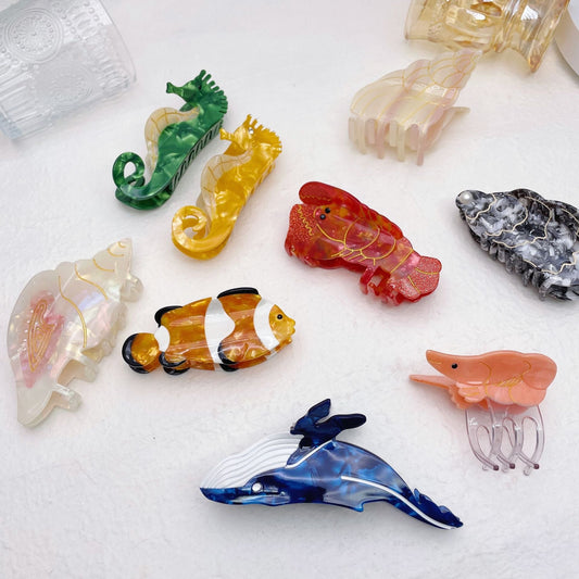 Hair Clip - Pawsome Pets Ocean Claw Clip-1