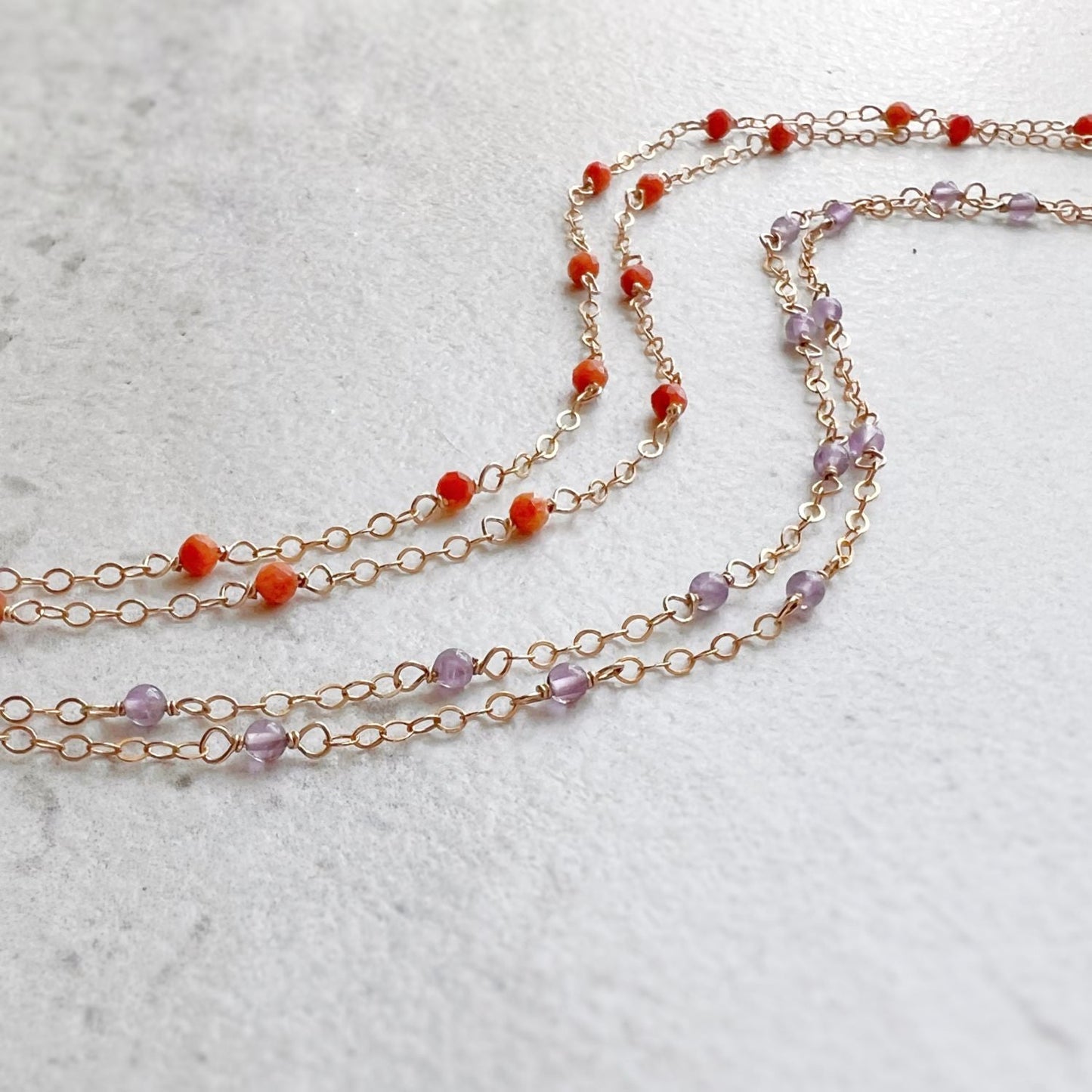 Anklet || Amethyst Layers