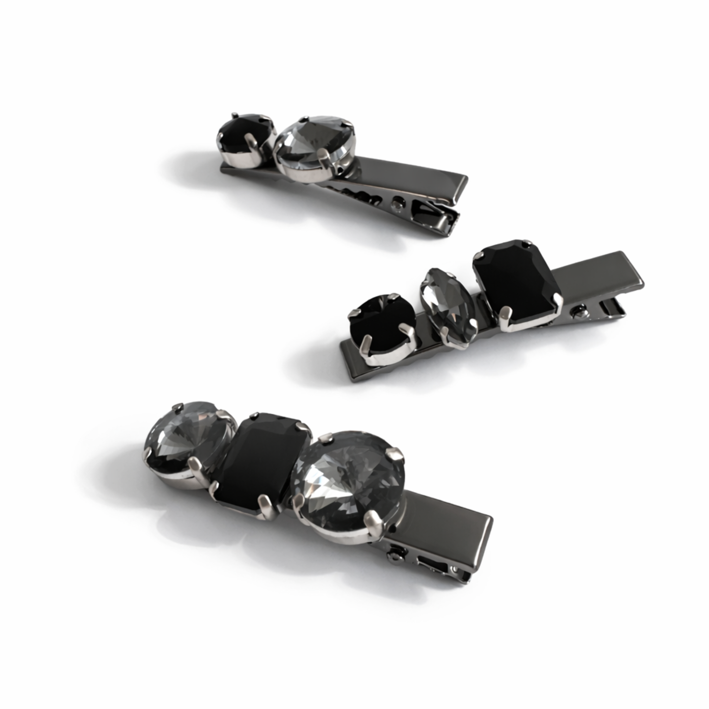 Radiant Gem Hair Clip Set – Luxe Sparkle Edition-2