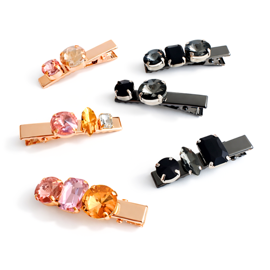 Radiant Gem Hair Clip Set – Luxe Sparkle Edition-0