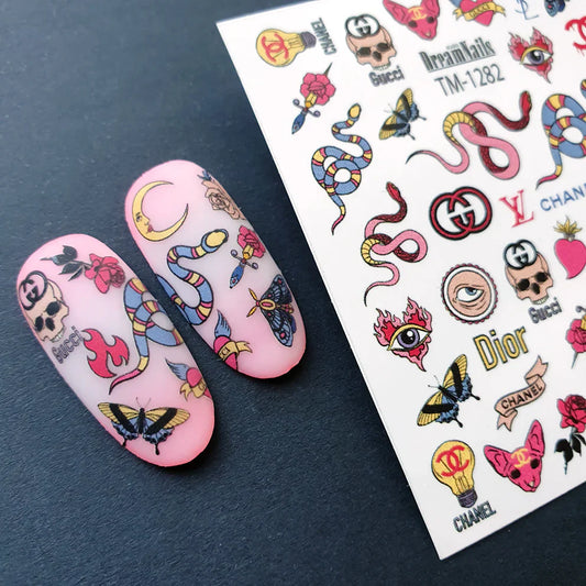 TM-1282 Nail Decal 2D-0