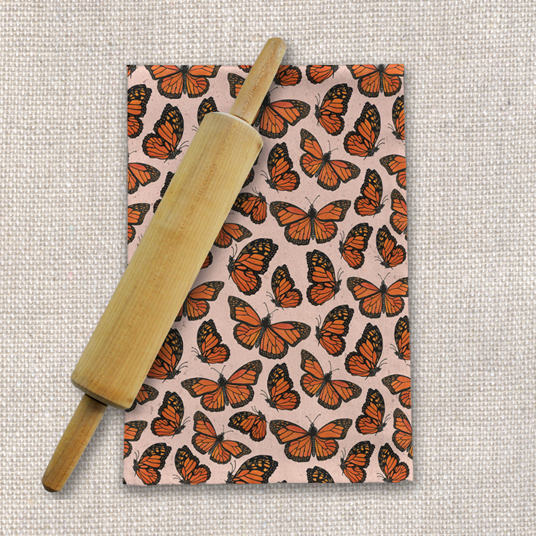 Monarch Butterfly Tea Towel